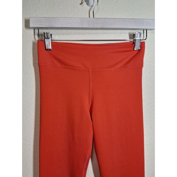 Nike Dri-Fit Leggings Yoga Gym Athletic Workout Neon Orange Women's Size Medium - Picture 4 of 5